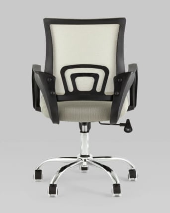 Кресло офисное ТопЧаирс Симпле Нев серый спинка сетка / TopChairs Simple New_3