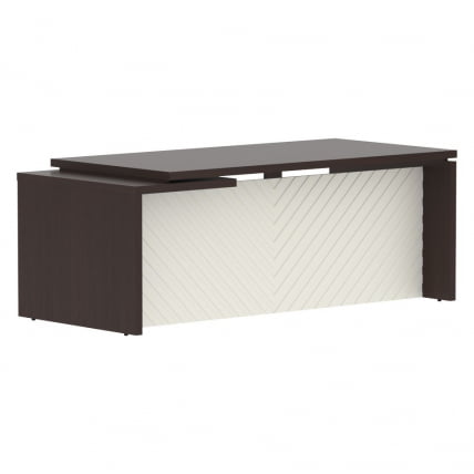 Стол руководителя правый Торр ЛУКС ТЛCТ 209 Р Венге Магия Латте / Torr LUX TLCT R_0