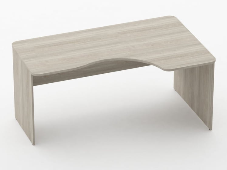 Стол угловой Глассй 1.14.16Пр Дуб сантана светлый / Glassy_0