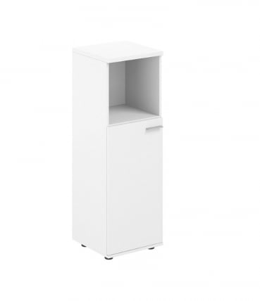 Шкаф средний с нишей левый Сигма СГ.844.ВХ.ВХ.Л Белый / Sigma SG.844.WH.WH.L_0