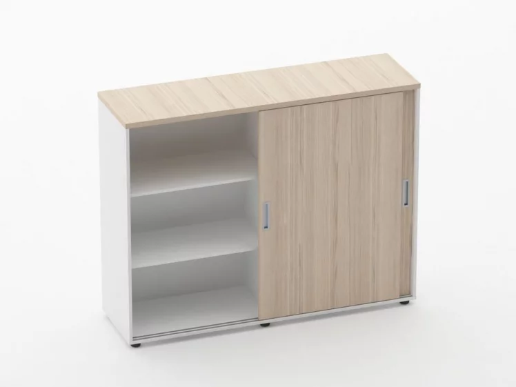 Тумба-купе высокая для рабочего модуля Дека 9.03.145 Туя/Белый / Deka_1