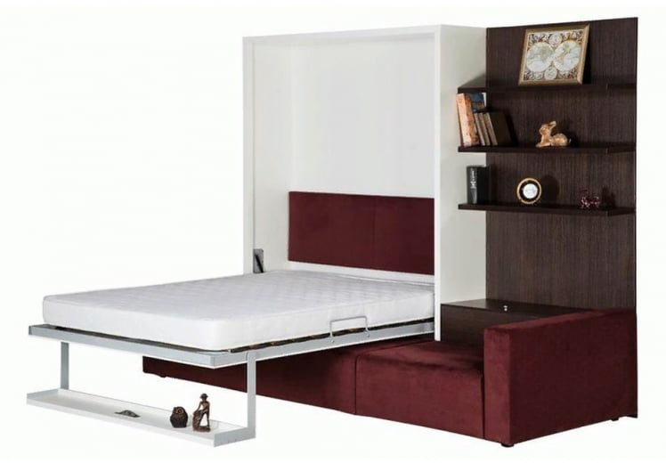 Мебель-трансформер Смарт 1 3-в-1 1600 правый Дуб молочный_2