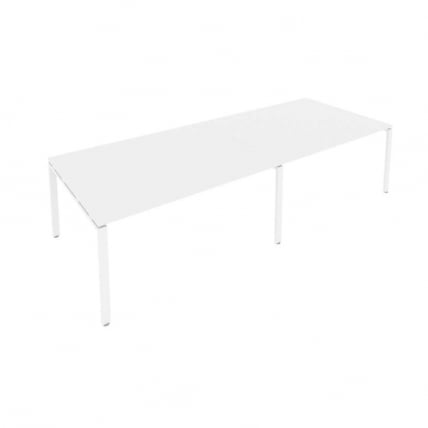 Переговорный стол (2 столешницы) Метал Сйстем Б.ПРГ-2.4 Белый / Metal System_0