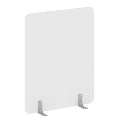 Перегородки на металлических опорах на фетровых подпятниках Р-лине ДП.Ф-120-150 Белый / R-line DP.F-120-150_0