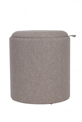 Пуф-столик с ящиком Хюгге С рогожка Бежевый / S_3