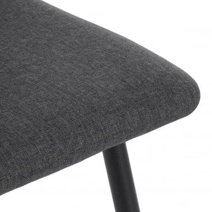 Стул обеденный Ла Роуссе НЕВ, ткань рогожка, темно-серый, Ф68, 45кс55кс93 см / La Rousse NEW, F68, 45x55x93_6