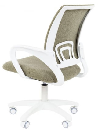 Детское кресло CХАИРМАН ТИН (КИДС) 103 белый пластик БАРНИ (БАРНИ) Оливка / CHAIRMAN (KIDS) (BARNI)_10