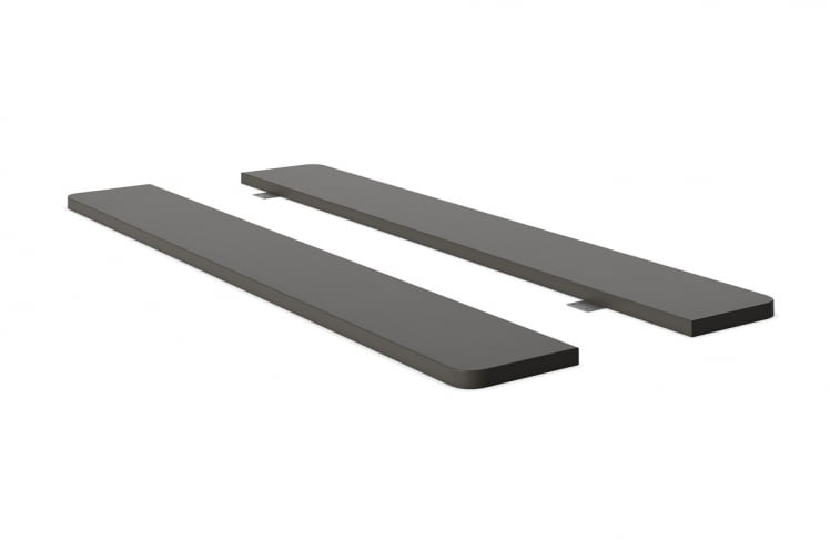 Набор торцов столешниц  для двойных столов с профилем (углы скруглённые) ДЖНО117.АНТ / JNO117.ANT_0