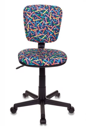 Кресло детское Бюрократ Бюрократ CХ-204НКС/ПЕНCИЛ-БЛ синий карандаши / CH-204NX/PENCIL-BL_2