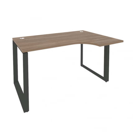 Стол эргономичный правый на О-образном м/к ОНИКС О.МО-СА-2Р Дуб Аризона/Антрацит / ONIX O.MO-SA-2R_0