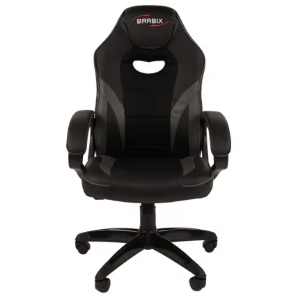 Геймерское кресло БРАБИКС Аcсент ГМ-161 Черное/серое / BRABIX Accent GM-161_2