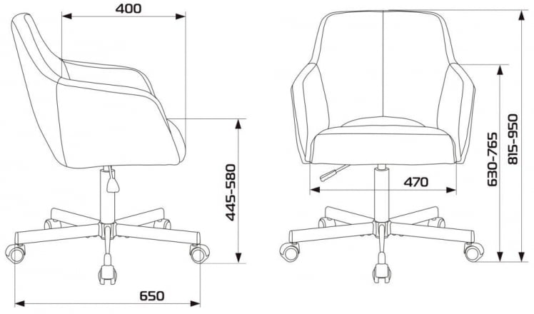 Кресло для оператора Бюрократ CХ-380М Серая жемчужина Италиа 26 зигзаг / CH-380M Italia_5
