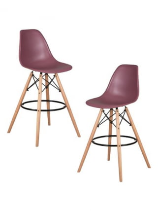 Стул барный ДОБРИН ДСВ БАР (ножки светлый бук, цвет пыльная роза (НКС-П-11)) 2 шт / DOBRIN DSW BAR (NX-P-11))_0