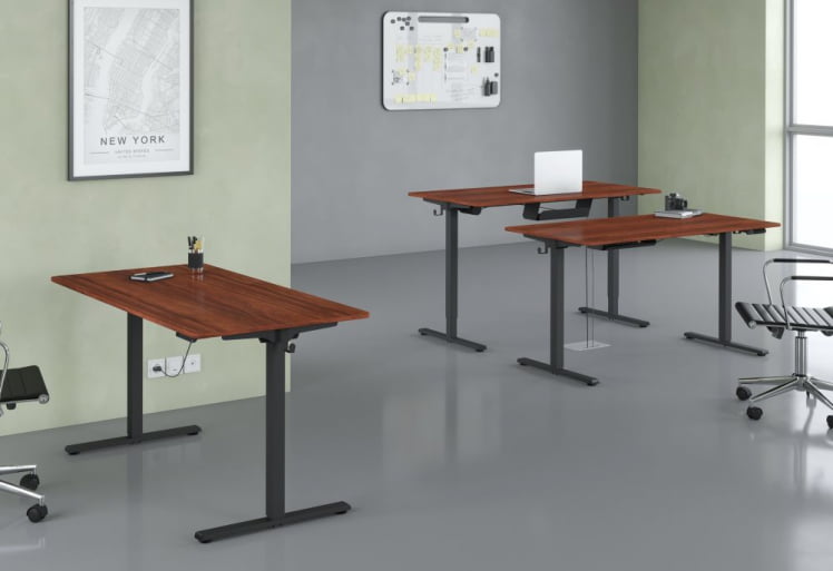 Стол подъемный электрический КСТЕН-УП АТ-002 002 Дуб Темный/черный / XTEN-UP AT-002_2