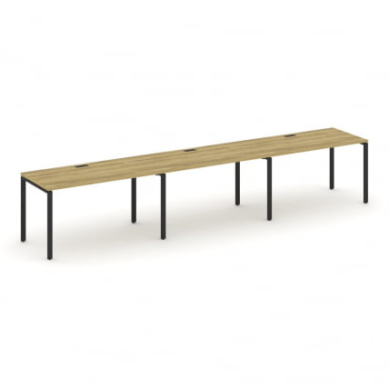 Рабочая станция на 3 места CОНCЕПТ CН.ОРС-007 Дуб Винченцо Черный / CONCEPT CN.ORS-007_0