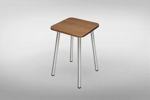 Табурет ХРОМ пл 1 кат зеленый КОМПЛЕКТ 2 шт_0