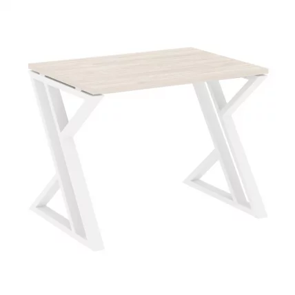 Стол рабочий ЛОФТ ВР.Л-СРЗ-1.7 Металл белый Денвер светлый / LOFT VR.L-SRZ-1.7_0