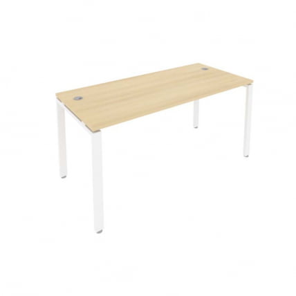 Стол письменный МЕТАЛ СЙСТЕМ Б.СП-4 Акация/Белый / METAL SYSTEM_0