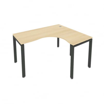 Стол письменный МЕТАЛ СЙСТЕМ Б.СА-3 Пр Акация/Антрацит / METAL SYSTEM_0