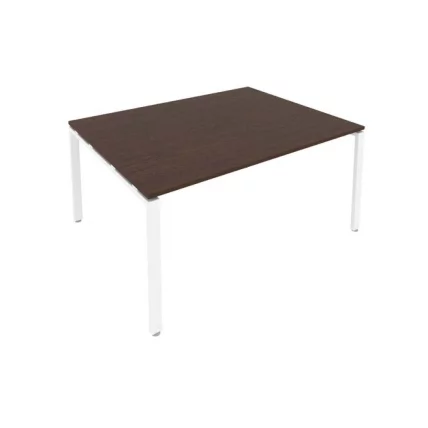 Переговорный стол (1 столешница) Метал Сйстем Б.ПРГ-1.4 Венге/Белый / Metal System_0
