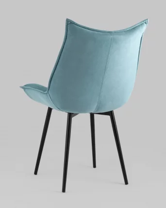 Стул обеденный Осло велюр Пыльно-голубой_5