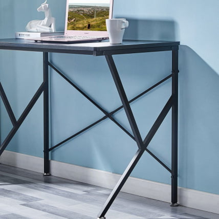 Письменный стол КЛЕГ Черный БКВ БЛАCК / KLEG BKW BLACK_4