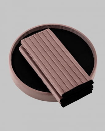 Пуф складной с ящиком Сторе Роунд пыльно-розовый / Store Round_3