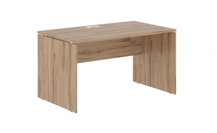 Стол письменный ЕДИС ЕДСТ 1380 Дуб Денвер светлый Белый / EDIS EDST_0