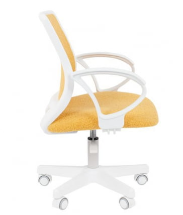 Детское кресло CХАИРМАН ТИН (КИДС) 112 белый пластик БАРНИ (БАРНИ) Лимон / CHAIRMAN (KIDS) (BARNI)_2