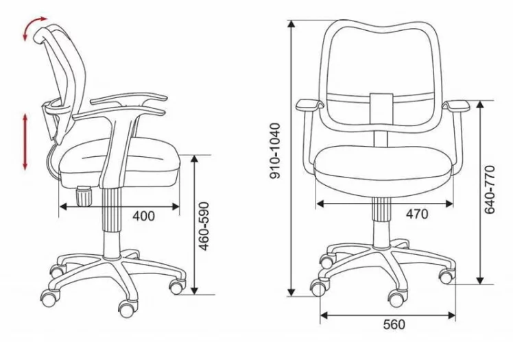 Кресло офисное Бюрократ CХ-797АКССН/26-28 / CH-797AXSN/26-28_5