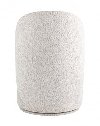 Пуф Лореен вращающийся букле Светло-серый / Loreen_4