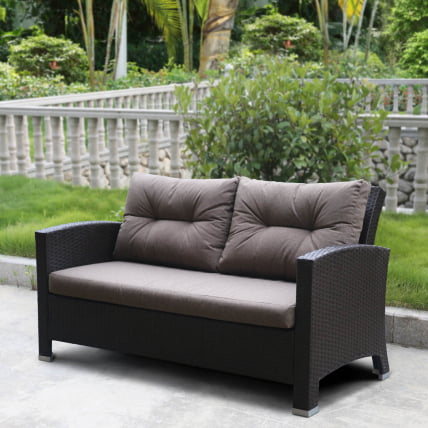 Плетеный диван из искусственного ротанга АФМ-205Б Бровн/Лигхт бровн / AFM-205B Brown/Light brown_0