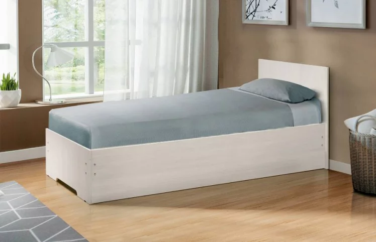 Кровать на уголках №4 900*2000 Ясень Анкор темный_0