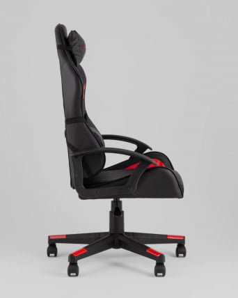 Кресло спортивное ТопЧаирс Варден черно-красный / TopChairs Warden_3