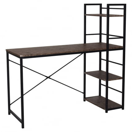 Стол на металлокаркасе БРАБИКС ЛОФТ CД-005 Мореный дуб / BRABIX LOFT CD-005_2