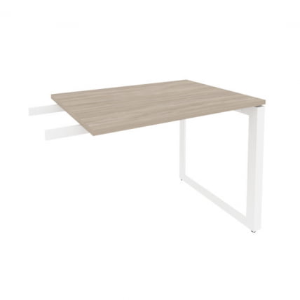 Брифинг-приставка на О-образном м/к ОНИКС О.МО-БР-9 Дуб Аттик/Белый / ONIX O.MO-BR-9_0