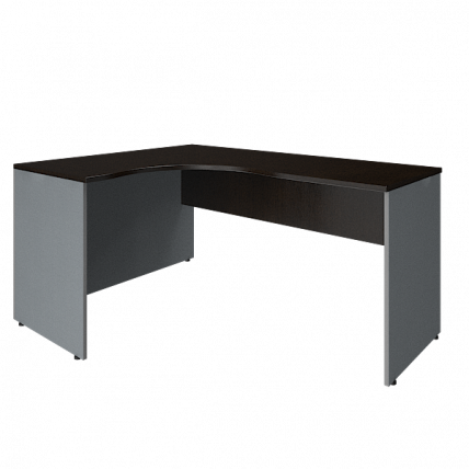 Стол криволинейный левый Рива А.СА-4 Л Венге/Металлик / Riva_0