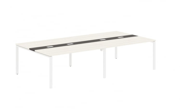 Переговорный стол ЕДИС ЕУCТ 3116 Ясень Траун Мокко Белый / EDIS EUCT_0