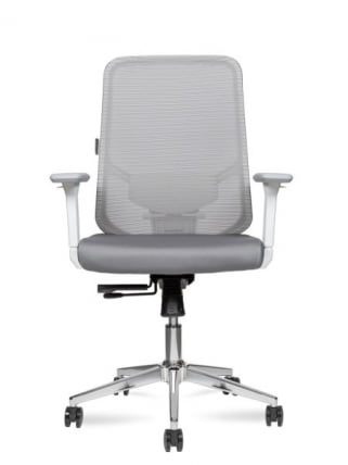 Кресло офисное Бест ЛБ вхите Греи / Best LB white Grey_2