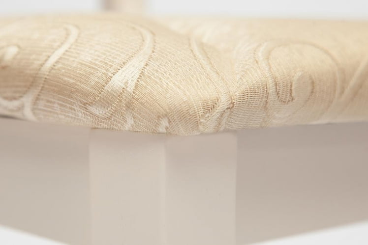 Стул Опера ( ОП-СC ) дерево гевея, 45х53х97см, иворй вхите (слоновая кость 2-5), ткань бежевая (А168Б) / Opera OP-SC ivory white (A168B)_5