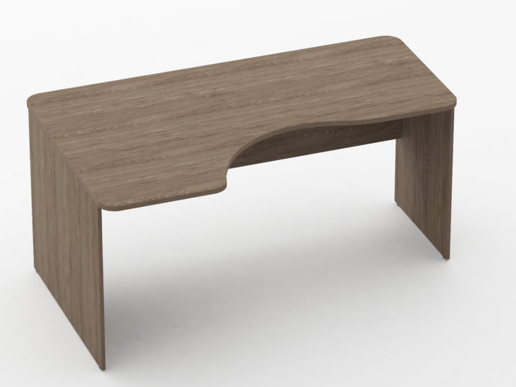 Стол угловой Глассй 1.14.16Л Дуб Верцаска / Glassy_0