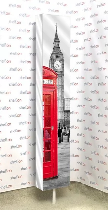 Поворотный зеркальный шкаф Зоом Арт Белый / Zoom Art_1