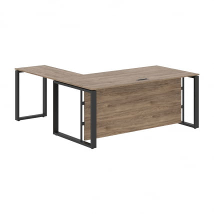 Стол с боковой приставкой ЕНИО ЕCТ 1819Х Кария Пальмира/Антрацит / ENIO ECT 1819H_0