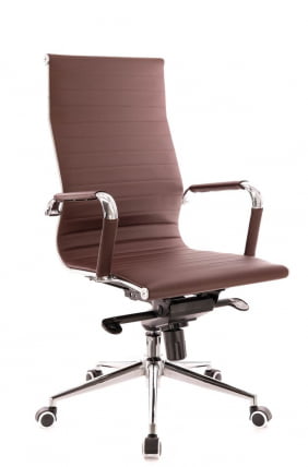 Кресло руководителя Еверпроф Рио М Экокожа Трикс Коричневый / Everprof Rio M Triks_1