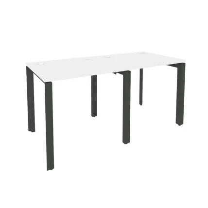 Рабочая станция на П-образном м/к ОНИКС О.МП-РС-2.0.7 Белый Бриллиант/Антрацит / ONIX O.MP-RS-2.0.7_0
