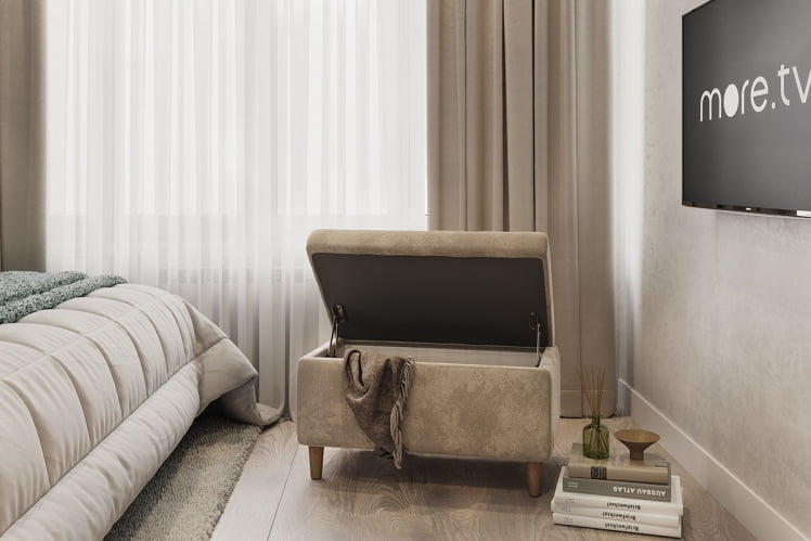 Пуф Чарли 2 ПМ-004.2 капучино (велюр) / PM-004.2_3