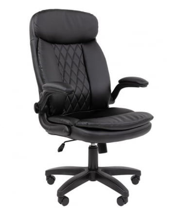 Кресло офисное CХАИРМАН 533 экокожа Черный / CHAIRMAN_0