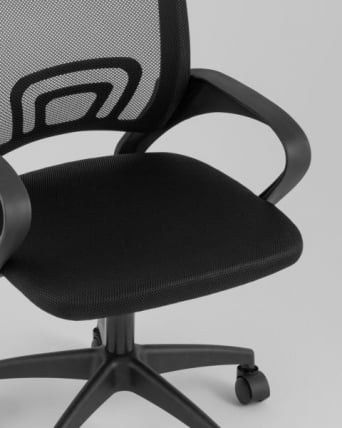 Кресло офисное ТопЧаирс Симпле СН черный / TopChairs Simple SN_10