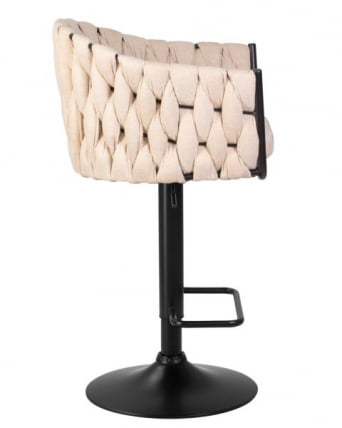 Стул барный ДОБРИН ЛЕОН (бежевая ткань (ЛАР 275-1)) 2 шт / DOBRIN LEON (LAR_3