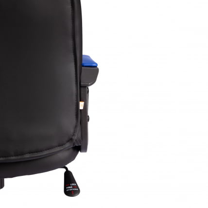 Кресло НЕО 2 (22) экокожа Черный/синий 36-6/36-39 / NEO_10